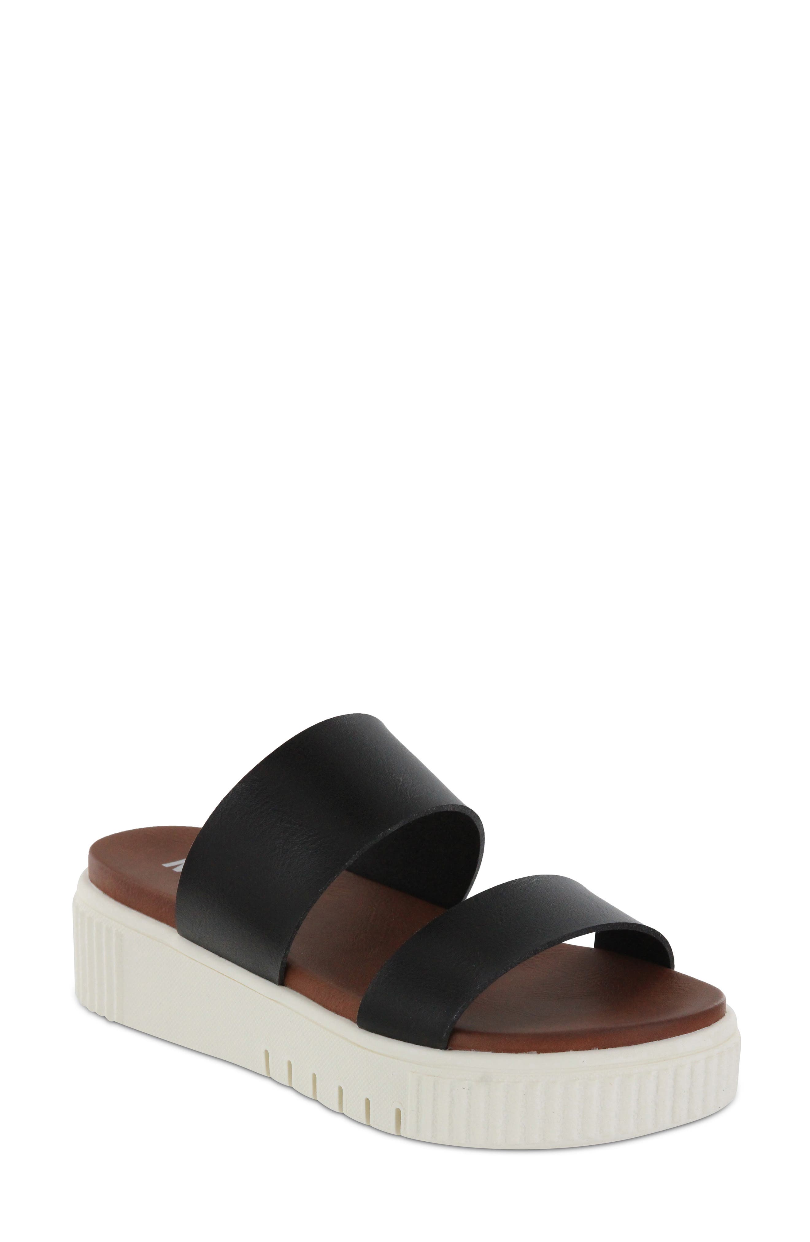 MIA Jordi Platform Genuine Calf Hair Slide Sandal, Main, color, 