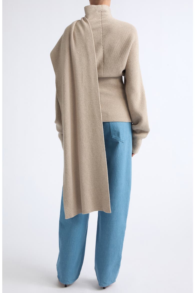 Wright Wool & Cashmere Sweater, Alternate, color, SORREL MELANGE