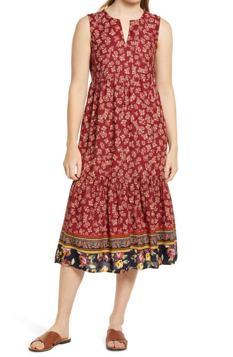 Ireana Tiered Ruffle Midi Dress