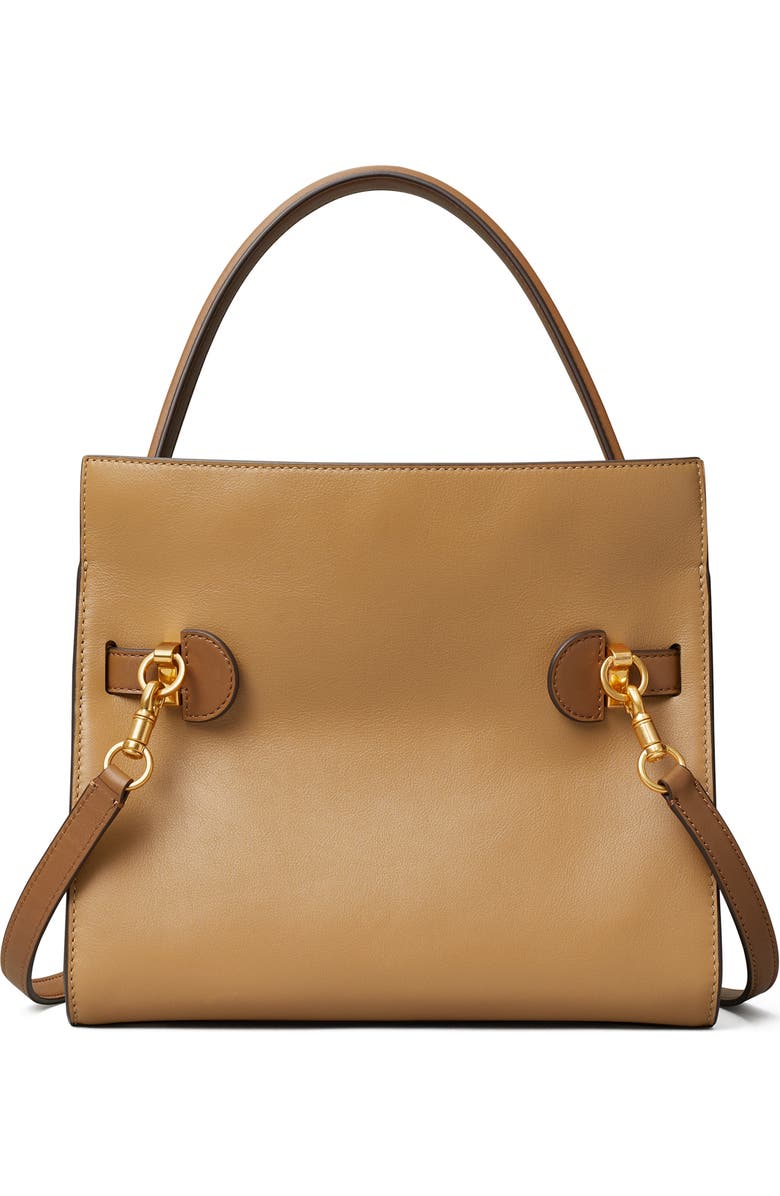 Tory Burch Lee Radziwill Small Leather Double Bag, Alternate, color,