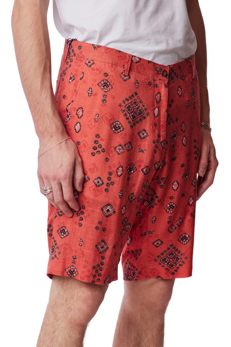 Felix Slim Fit Shorts, Alternate, color, MARRAKESH ORANGE