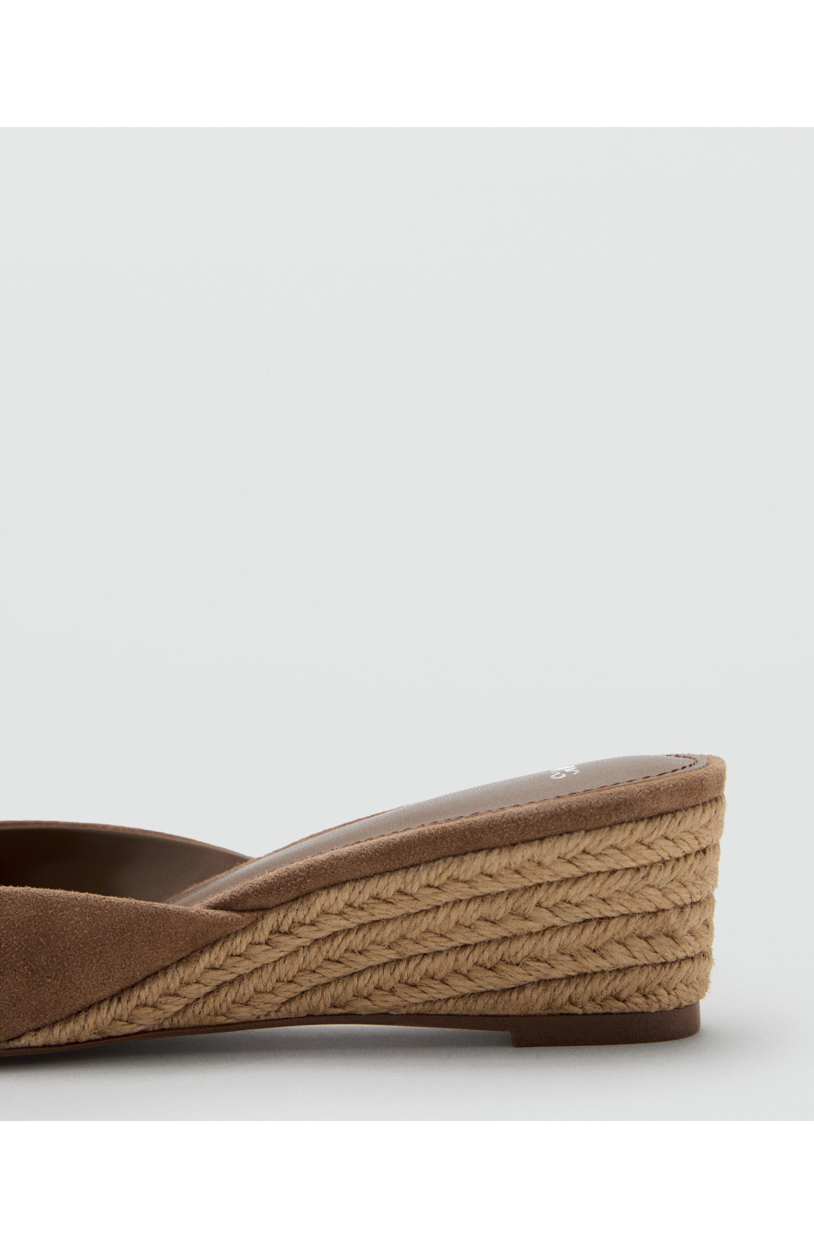 Espadrille Wedge Slide Sandal, Alternate, color, SAND