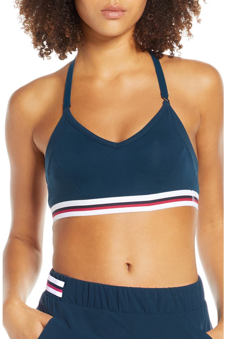 Galaxy Sports Bra, Main, color, DARK POSEIDON