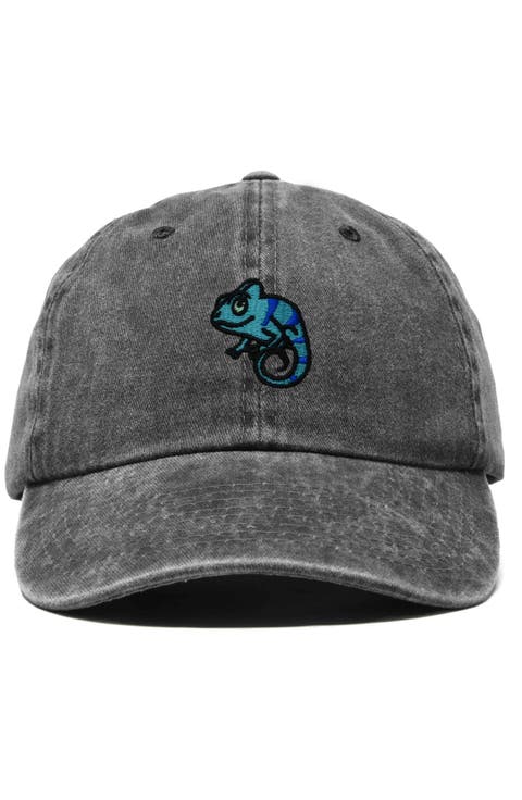 Chameleon Embroidered Dad Hat