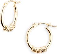 Bony Levy 14K Gold Disc Hoop Earrings