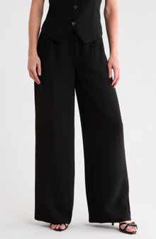 Crepe Wide Leg Trousers