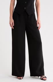 Leith Crepe Wide Leg Trousers