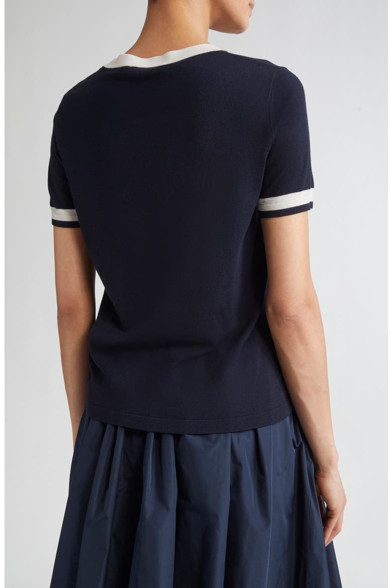 Egidio Pocket Tipped Virgin Wool Sweater, Alternate, color, ULTRAMARINE