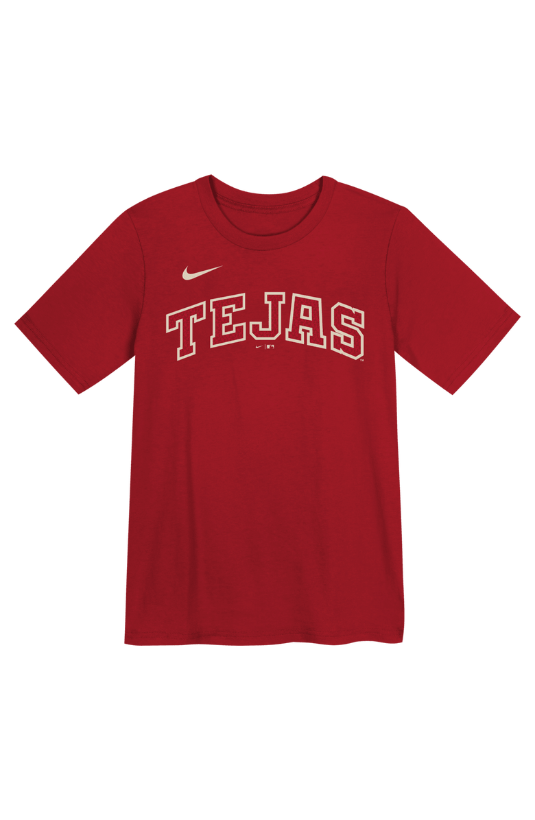 Nike Preschool Nike Corey Seager Red Texas Rangers 2026 City Connect Name & Number T-Shirt, Alternate, color, Red