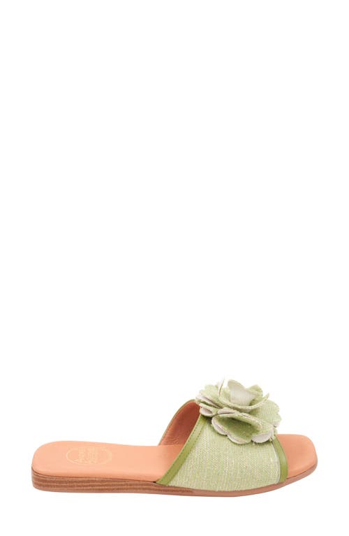 Andre Assous André Assous Kiky Slide Sandal In Pistachio