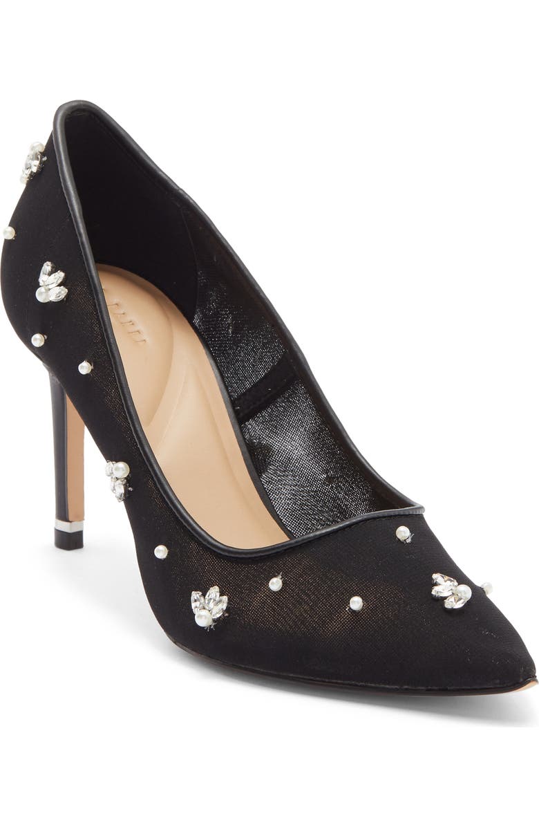 Ted Baker London Charlotte Embellished Pump, Main, color, Black