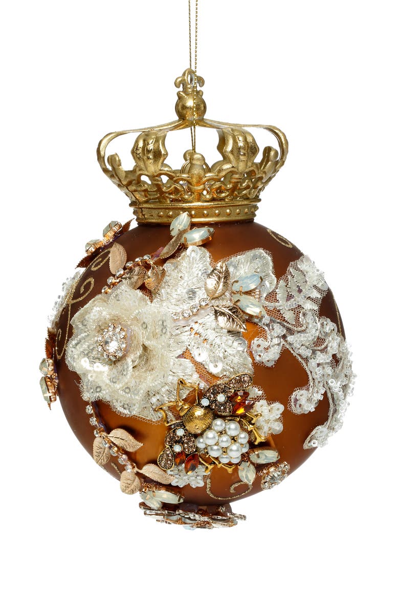 Crown Jewels Ornament, Copper, Main, color, Rust/Copper