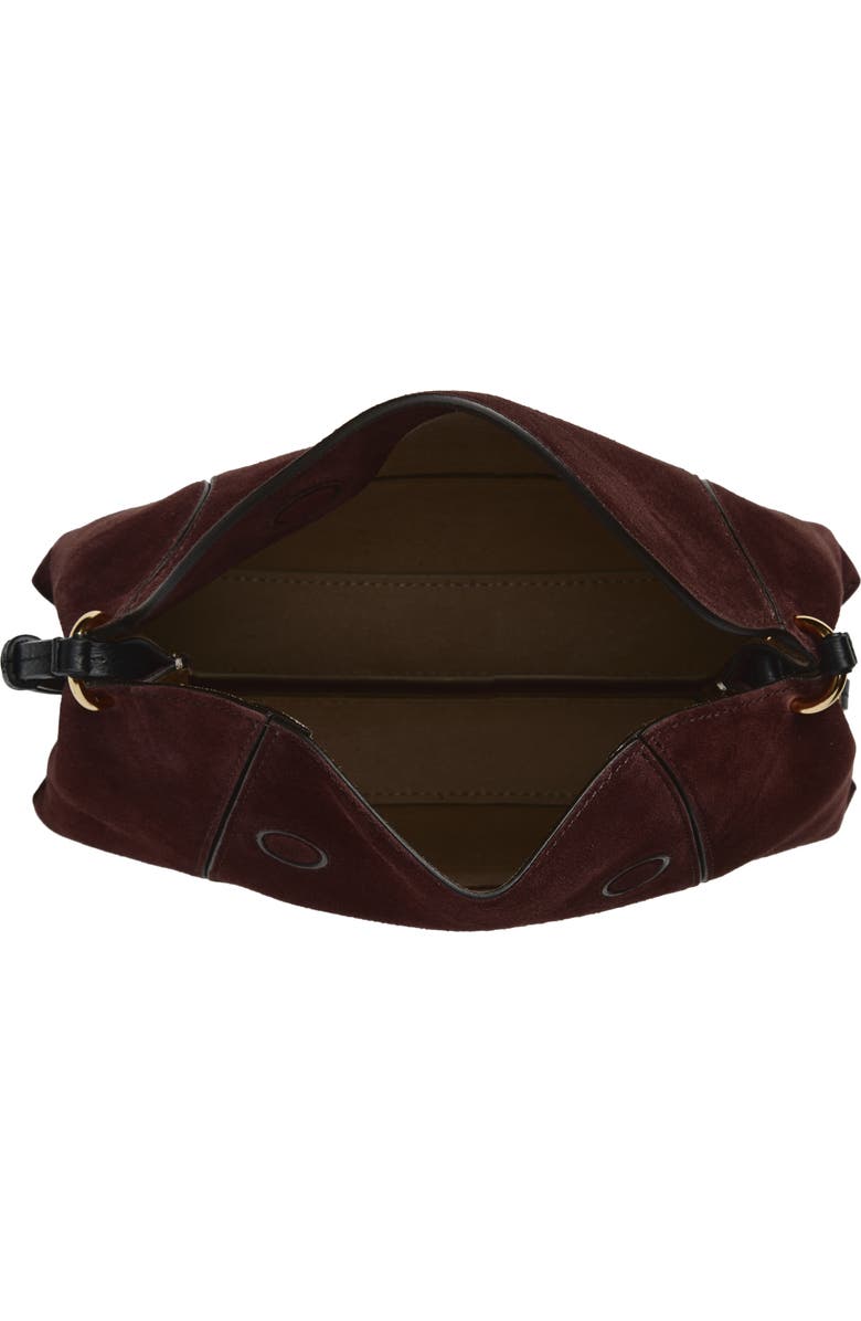 Wandler Penelope Slouch Suede Shoulder Bag, Alternate, color, Acai Suede