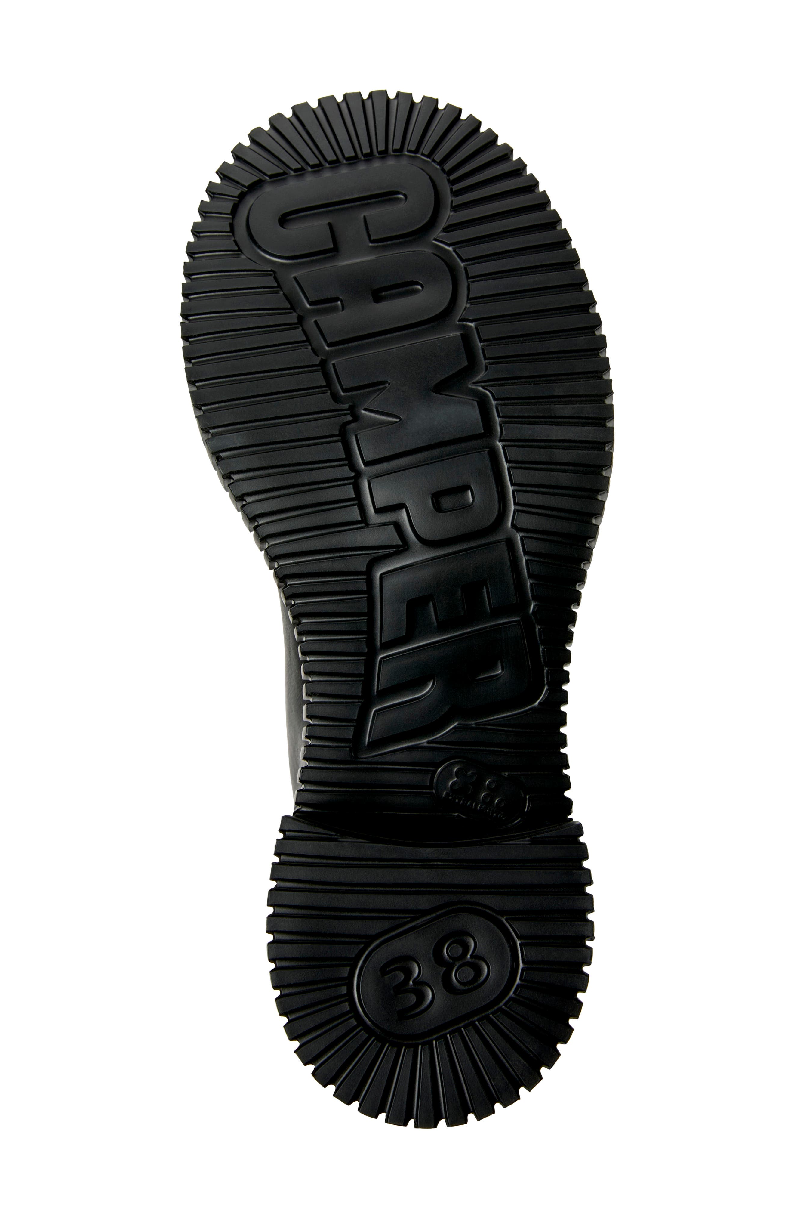 Pix London Leather High Boot, Alternate, color, BLACK