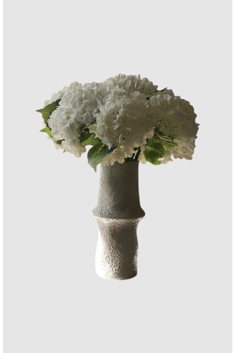 White Hydrangea Bouquet, Alternate, color, White