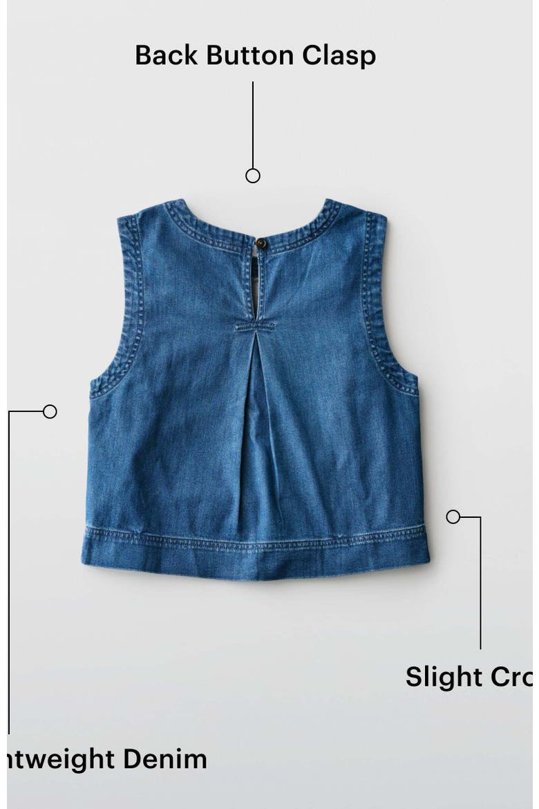Susie Denim Tank, Alternate, color, Savannah