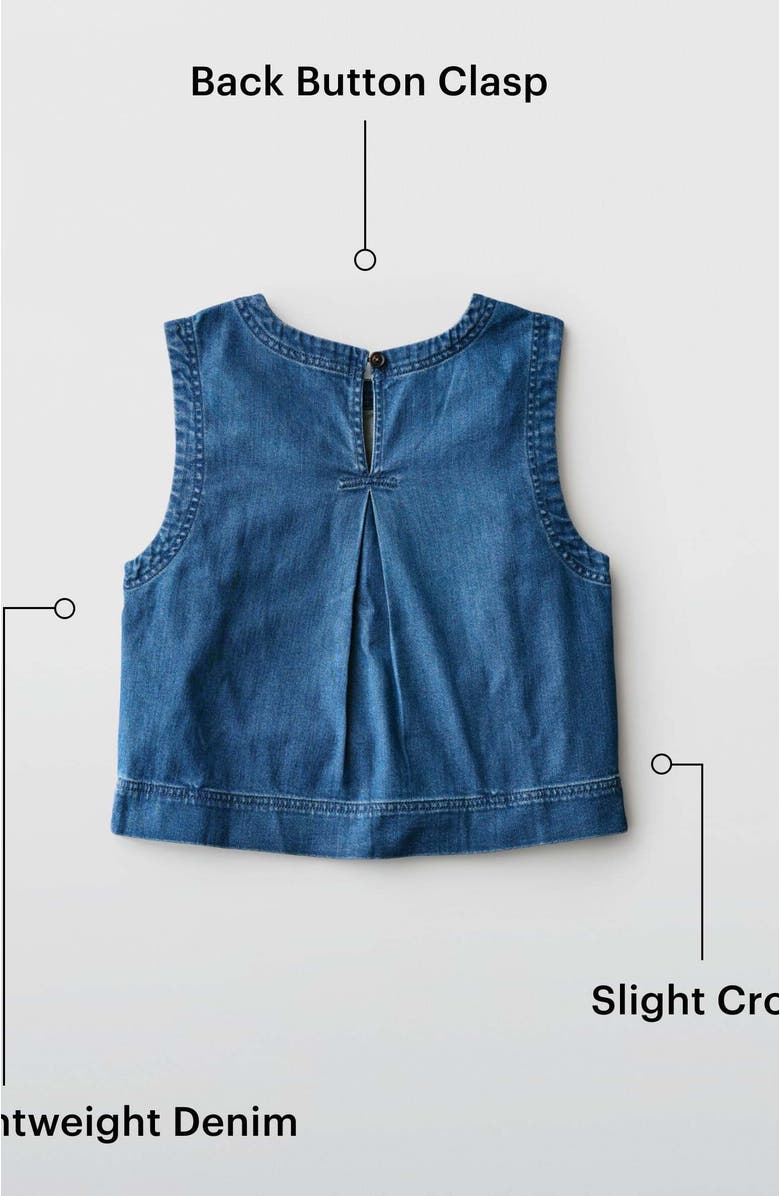 Carve Designs Susie Denim Tank, Alternate, color, Magnolia