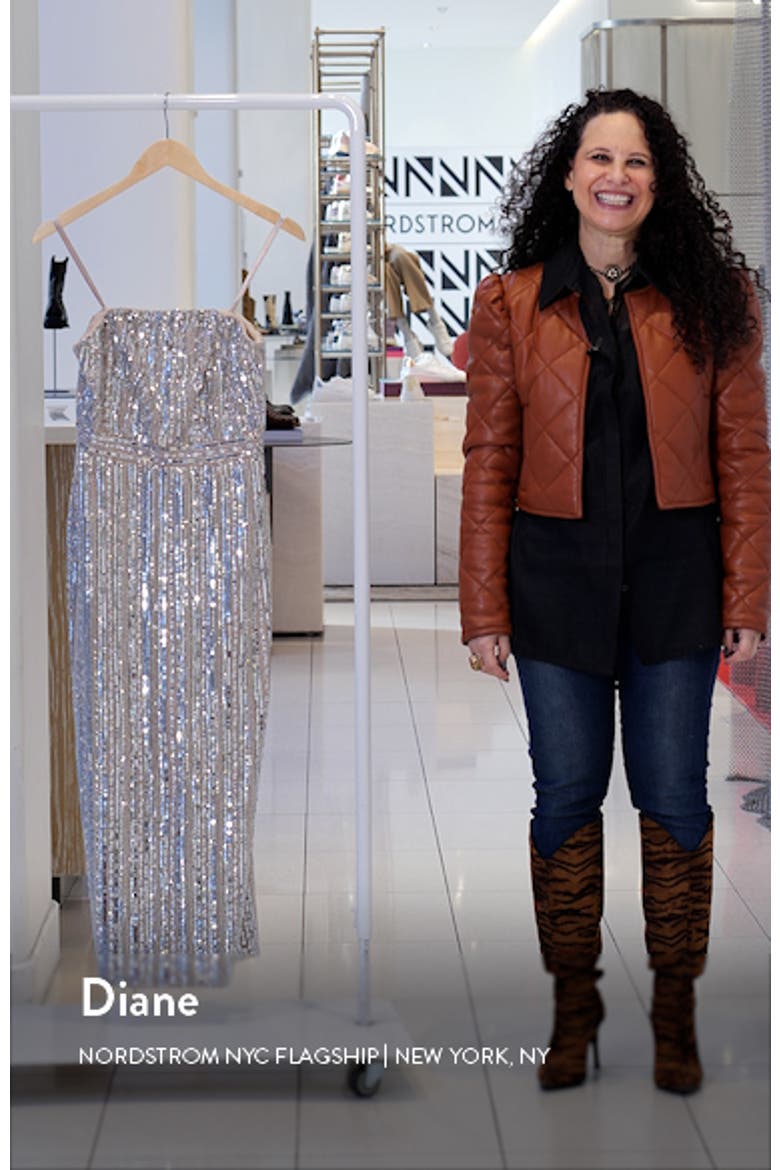 Embellished Strapless Column Dress video