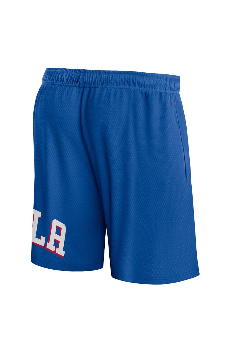 FANATICS Men's Fanatics Branded Royal Philadelphia 76ers Free Throw Mesh Shorts, Alternate, color, Royal