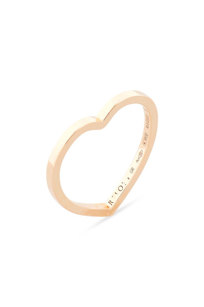 Antifer Heart Ring, Main, color, ROSE GOLD