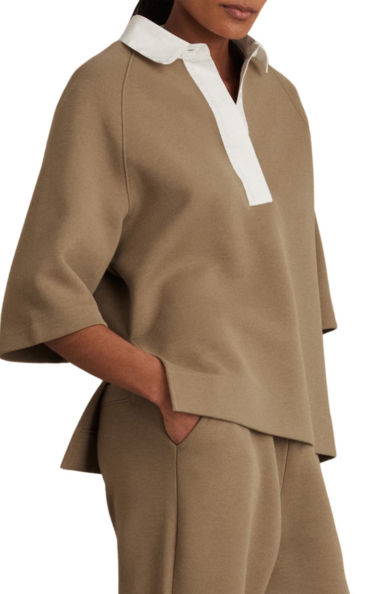 Reiss Gaia Cotton Blend Polo, Main, color,