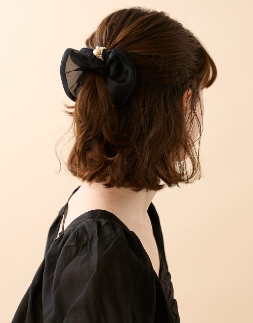 Shop Alexandre De Paris Organza Silk Scrunchie