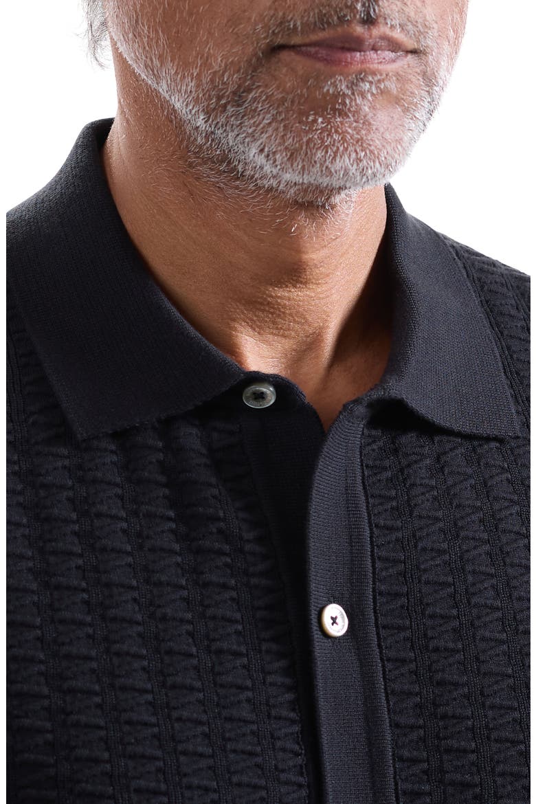 Short Sleeve Cardigan, Alternate, color, BLACK