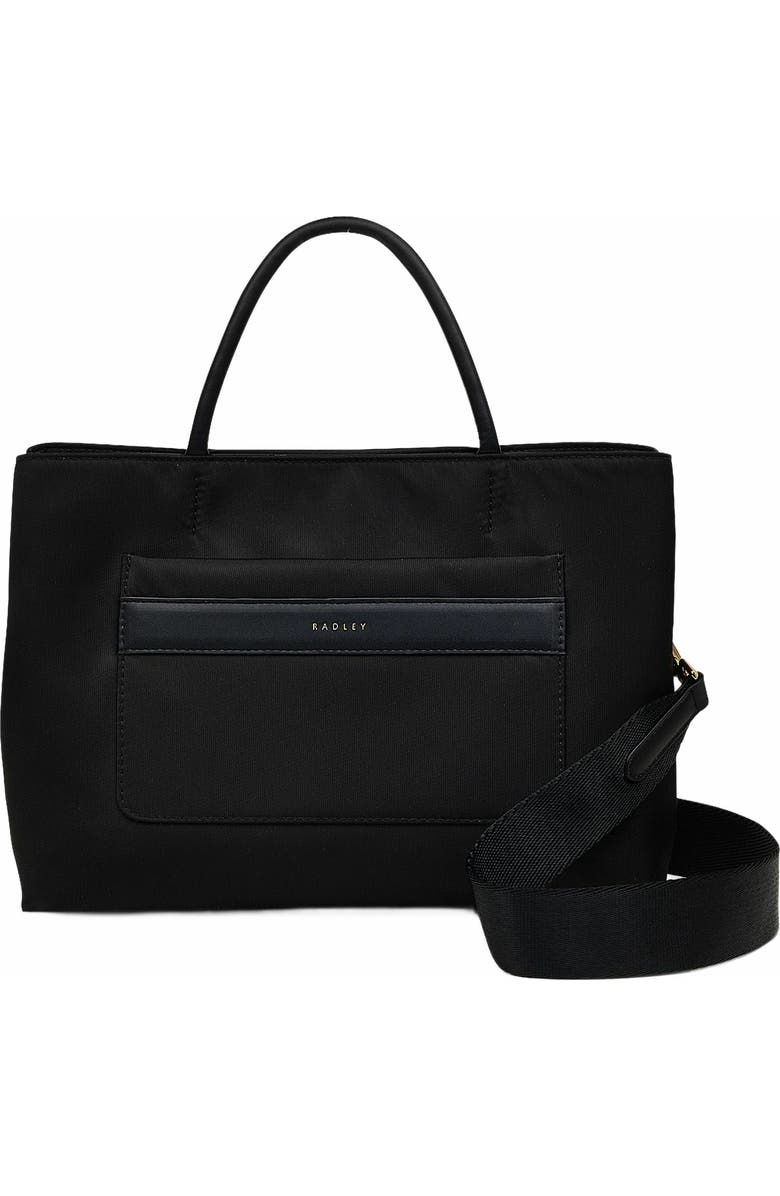 Radley Holland Park Medium Ziptop Satchel Bag, Main, color, Black