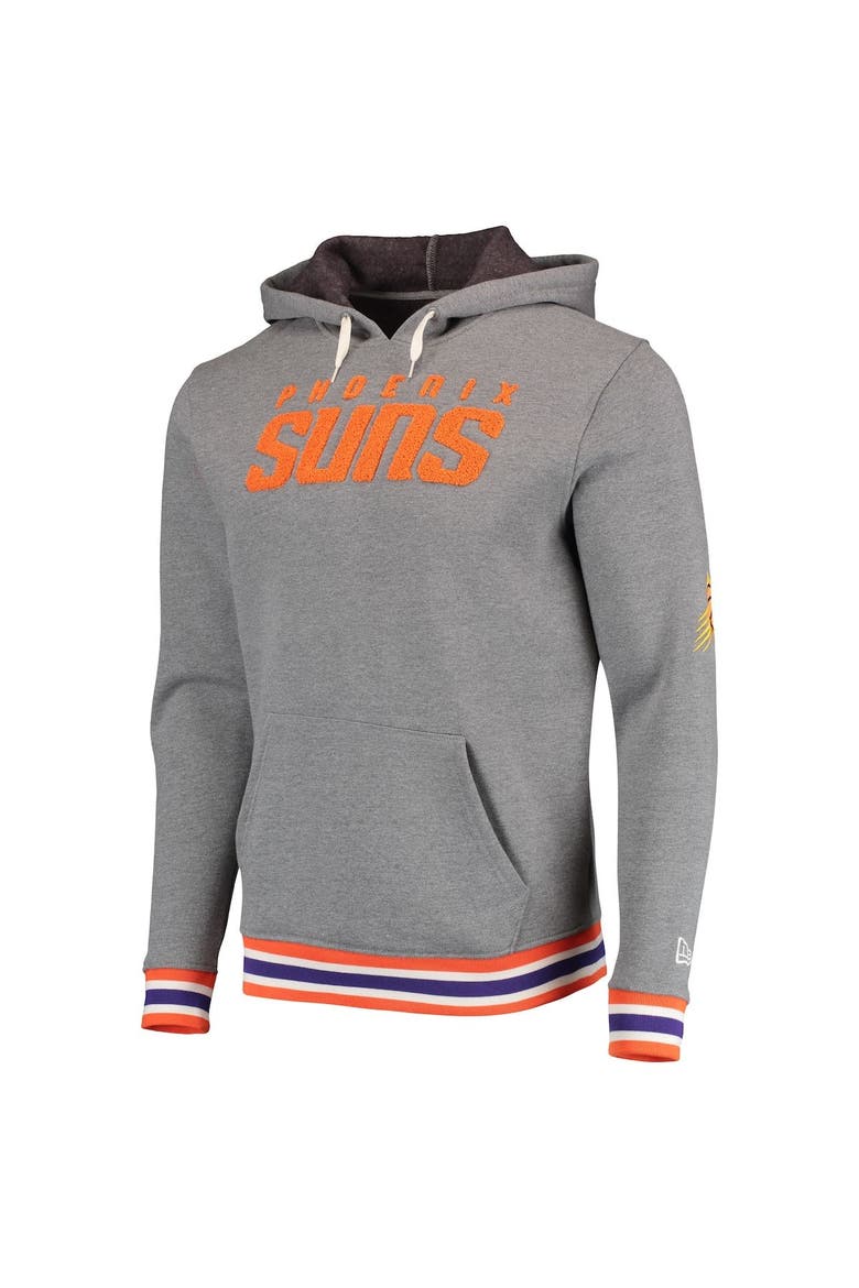 Men's New Era Gray Phoenix Suns Wordmark Pullover Hoodie, Alternate, color, Gray
