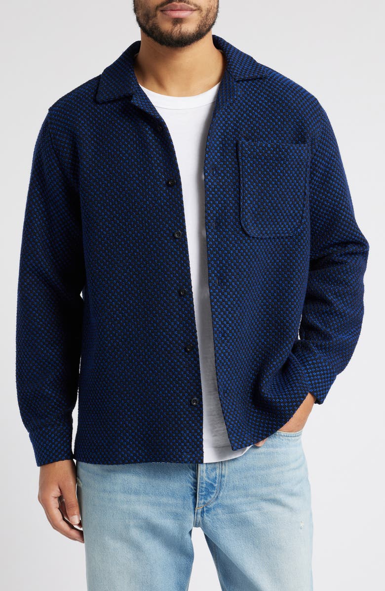 Percival Signal Ashdown Embroidered Button-Up Shirt, Main, color,