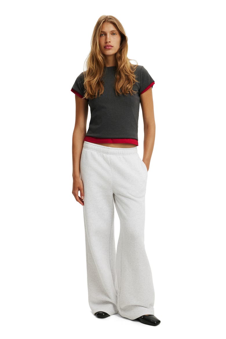 Women's Baggy Sweatpant, Alternate, color, Light Grey Marle