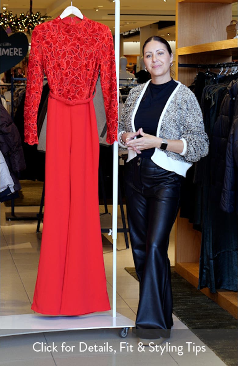 Eleanor Wide Leg Jumpsuit, sales video thumbnail