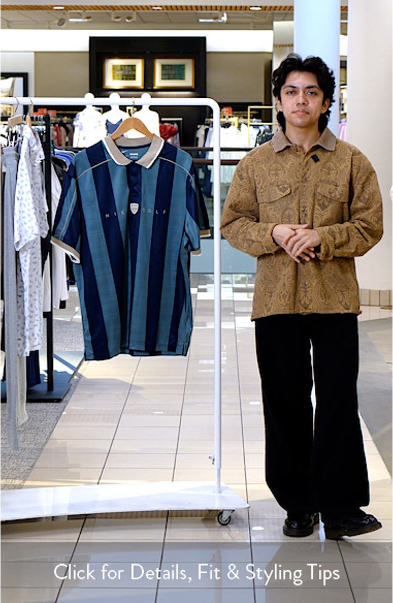 Stripe Short Sleeve Polo, sales video thumbnail