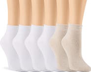 Laundry by Shelli Segal 6-Pack Full Cushion Ankle Socks