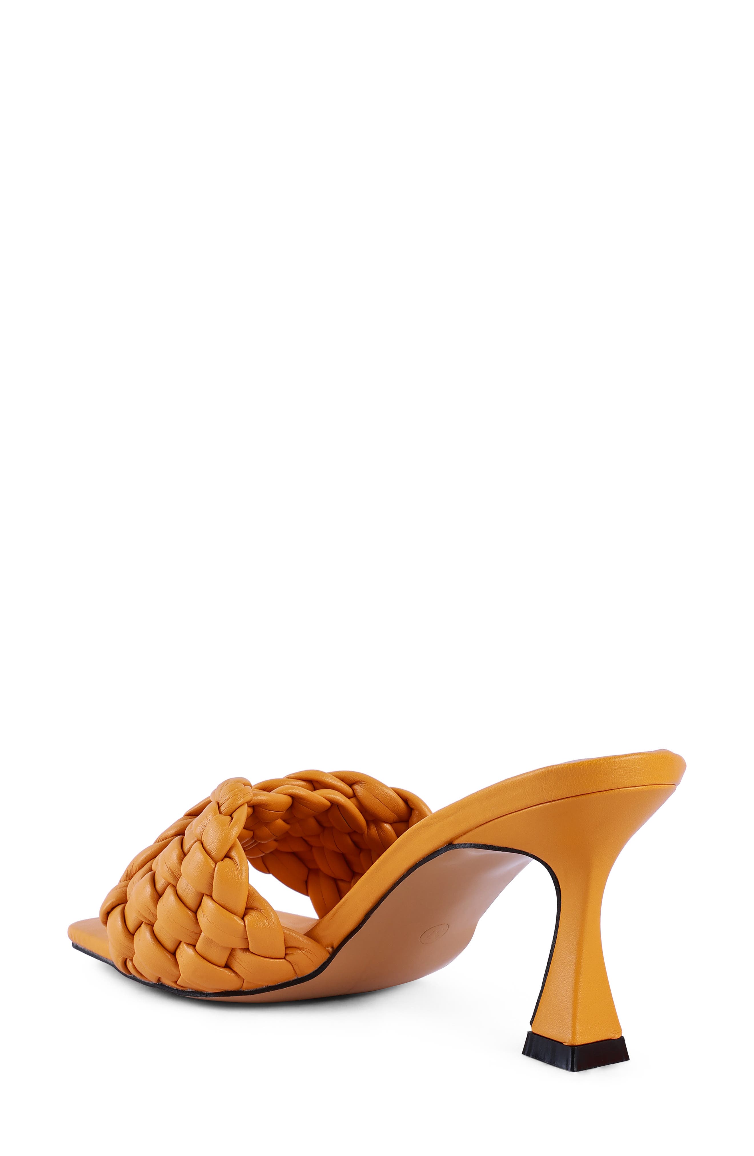 LONDON RAG Celie Woven Heeled Sandal, Alternate, color, Yellow