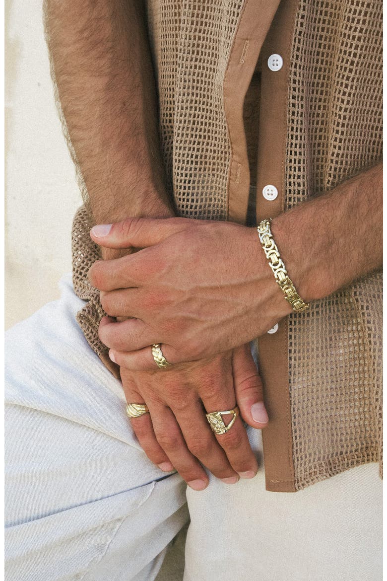 Asher Chain Bracelet, Alternate, color, GOLD