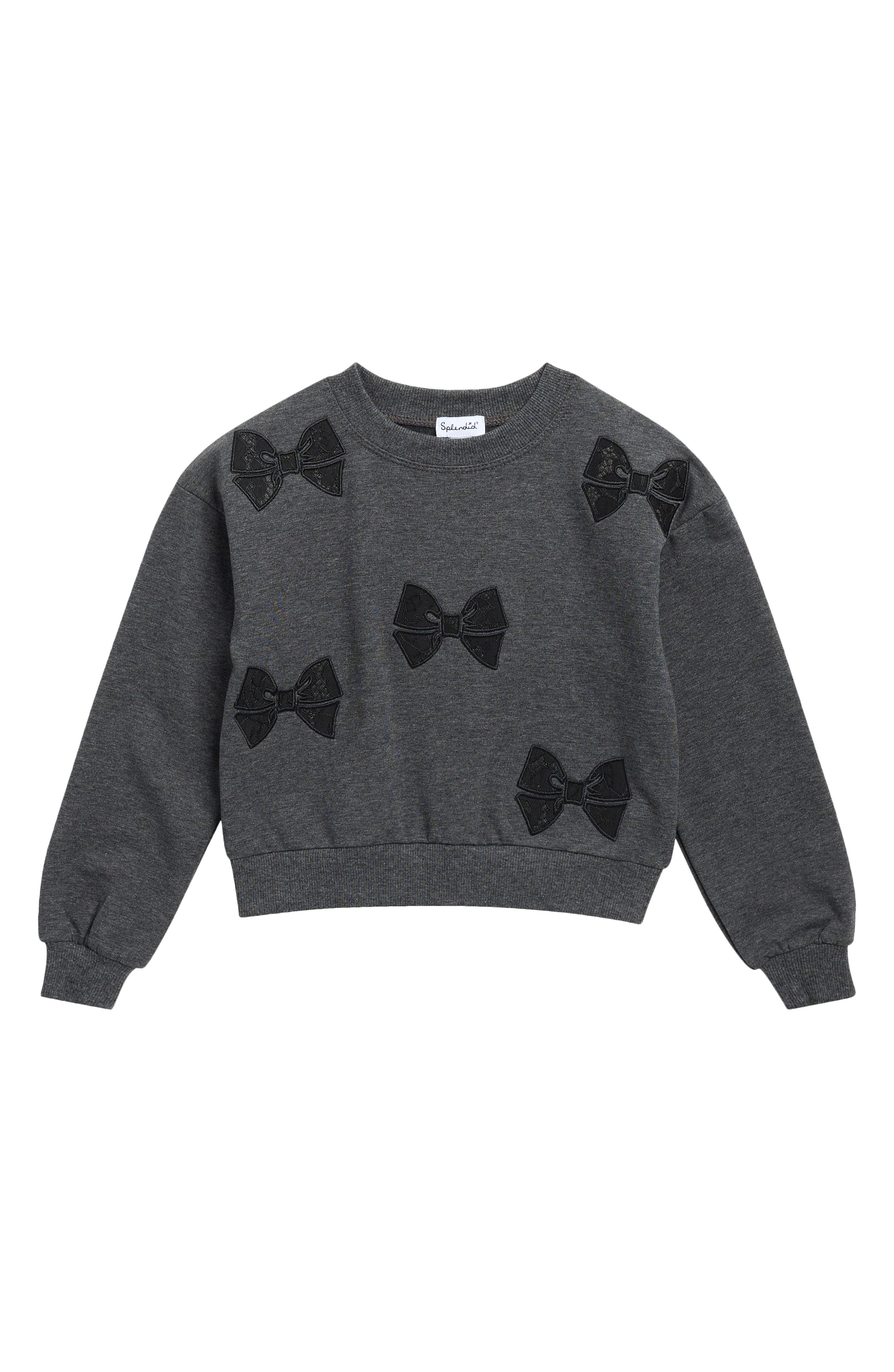 Kids' Lace Bow Sweatshirt