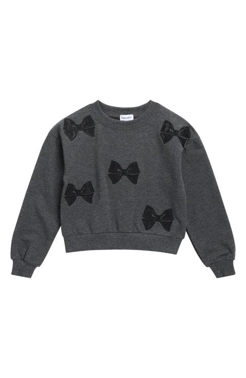Kids' Lace Bow Sweatshirt