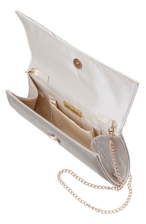 Shop Nina Enid Clutch In Platino