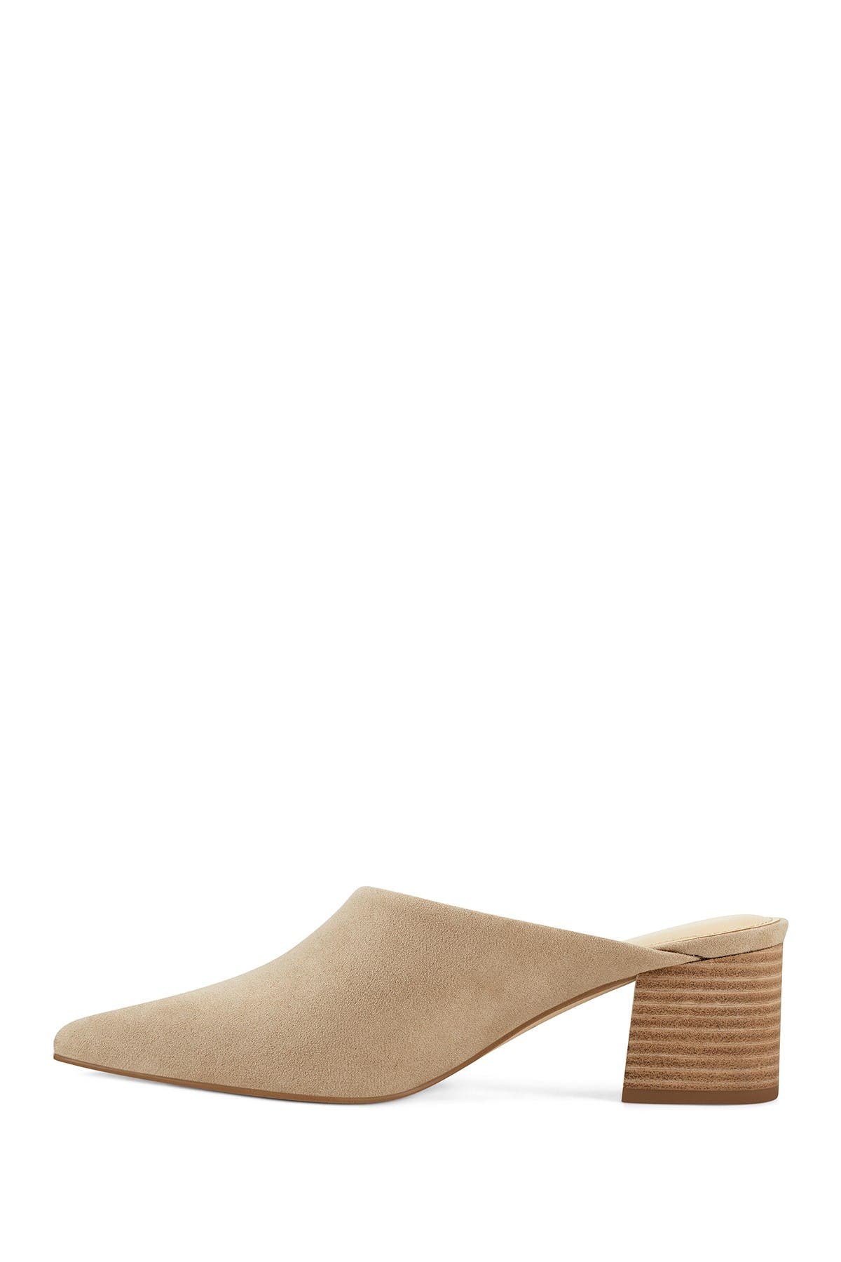 Nine West Charlee Asymmetrical Topline Heeled Mule, Alternate, color, 