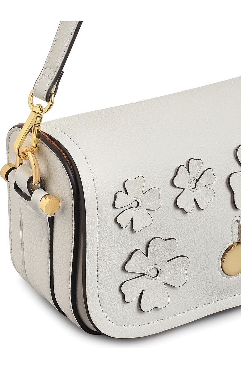 Radley Bathurst Mews Cutwork Floral Shoulder Bag, Alternate, color, Chalk