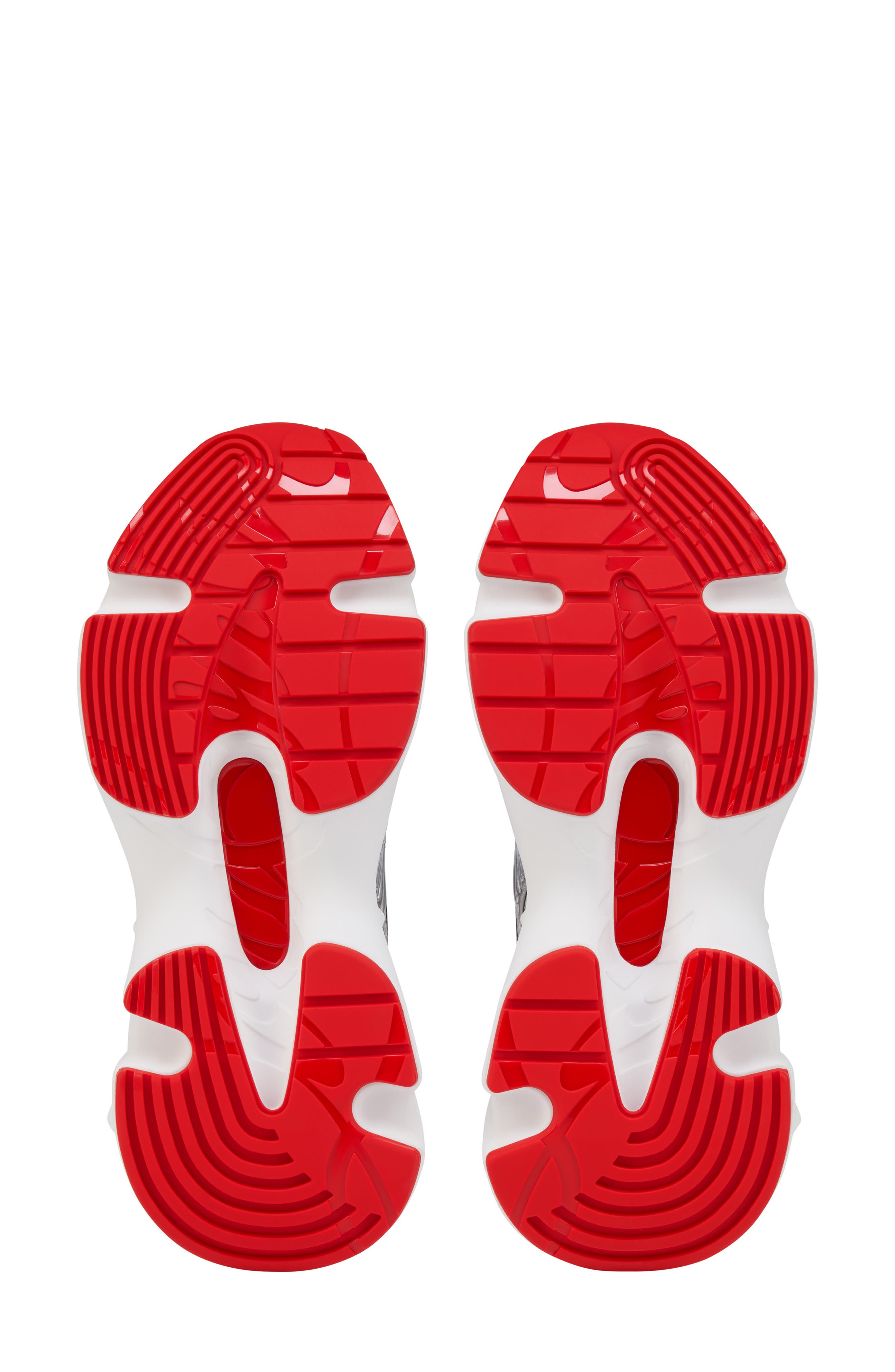 Christian Louboutin So Flo Sneaker, Alternate, color, Silver