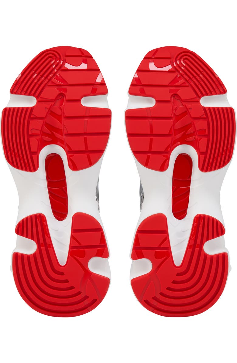 Christian Louboutin So Flo Sneaker, Alternate, color, Silver