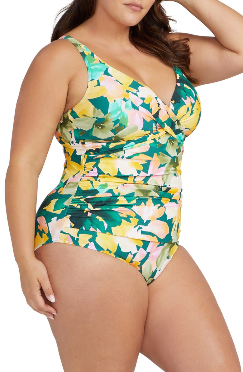 Artesands Delacroix Floral One-Piece Swimsuit, Alternate, color, 