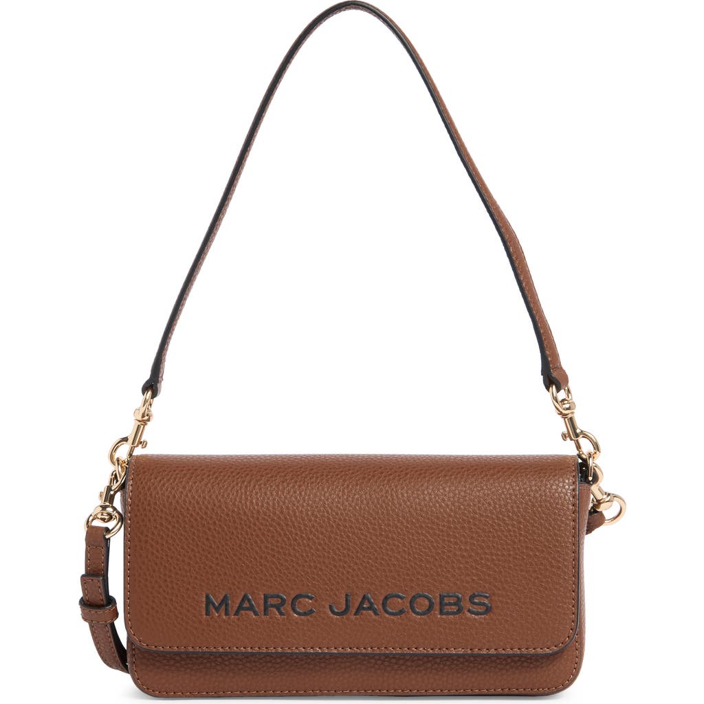 Marc Jacobs The Mini Leather Crossbody Bag In Brown