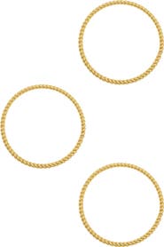 Adornia Set of 3 Rope Bangle Bracelets