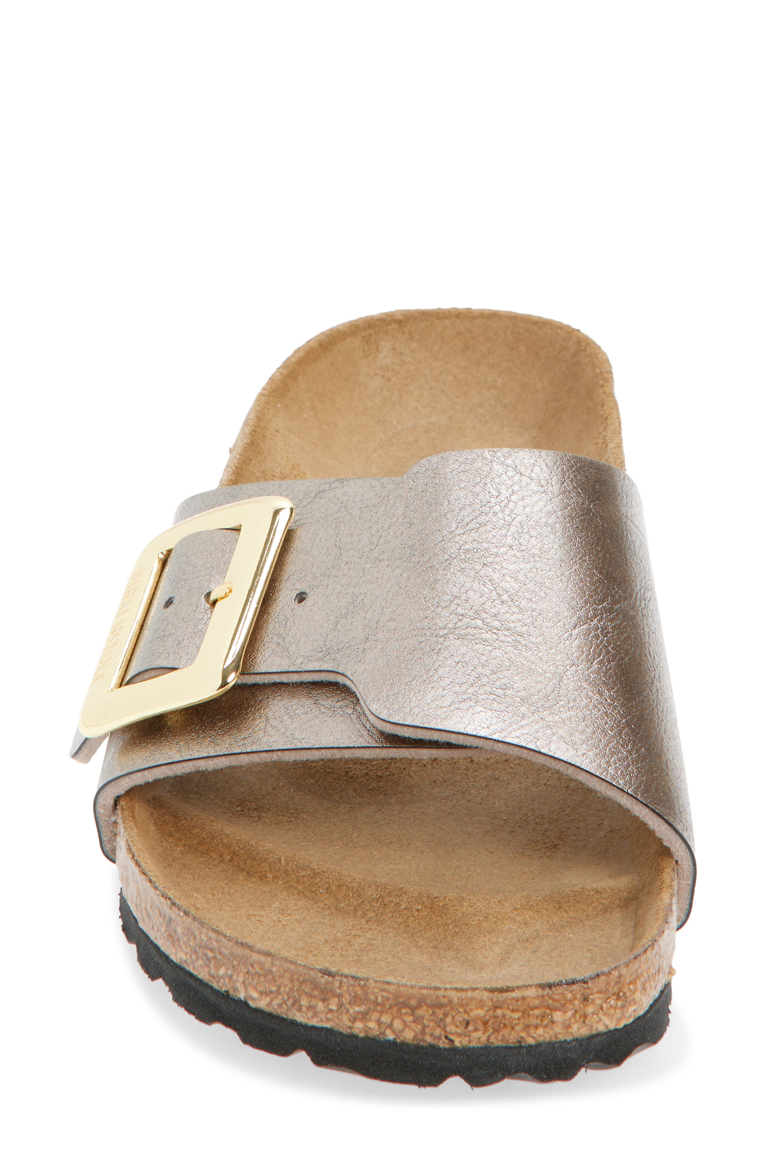 Birkenstock Catalina Luxe Slide Sandal, Alternate, color, Taupe
