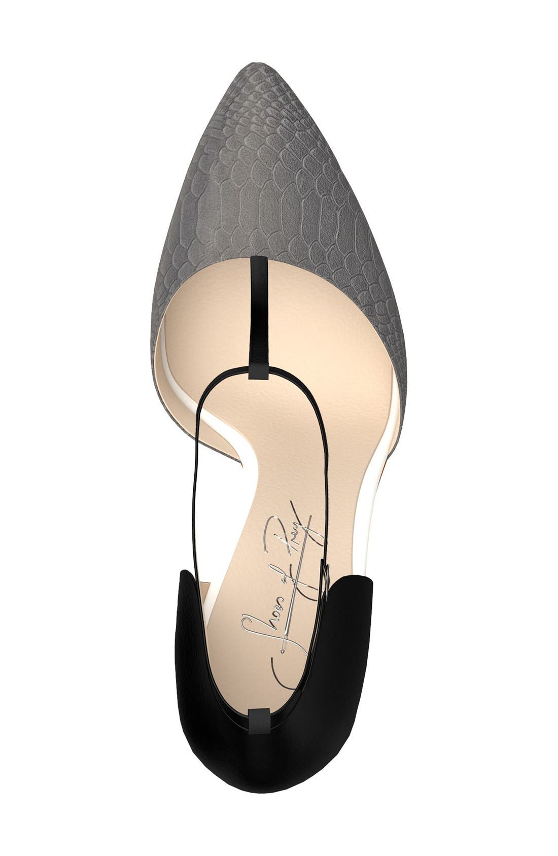 Shoes of Prey d'Orsay T-Strap Pump, Alternate, color, 