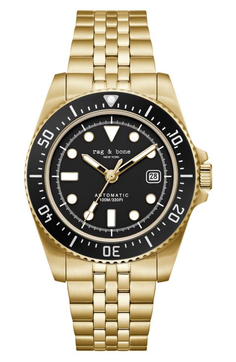 Rowan Automatic Bracelet Watch, 42mm