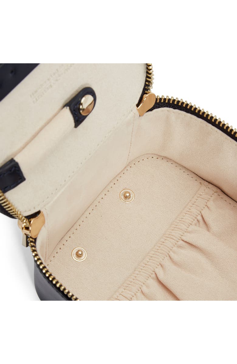 WOLF Maria Zip Jewelry Cube, Alternate, color, Navy